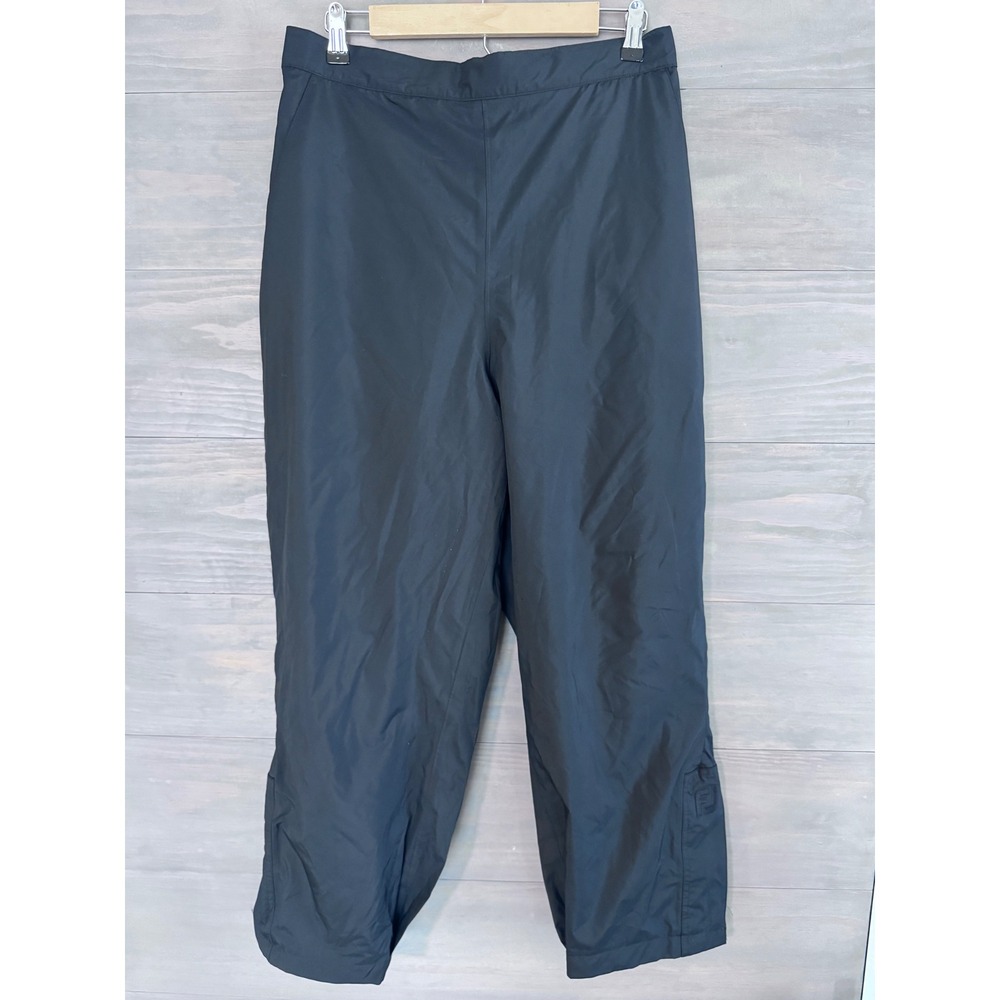 FootJoy DryJoys Pants Womens Large Black Waterproof Rain Golf Performance Adjust